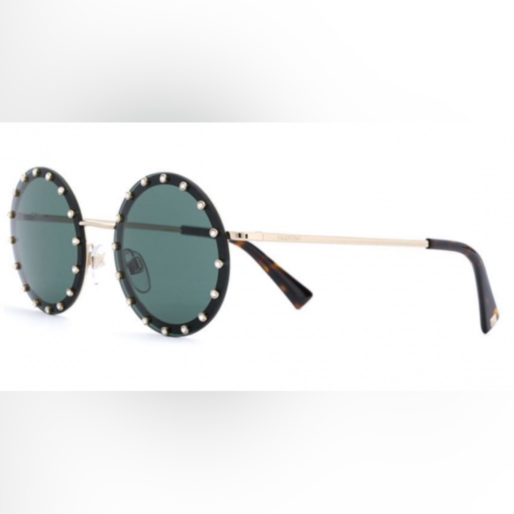 VALENTINO EYEWEAR round crystals sunglasses